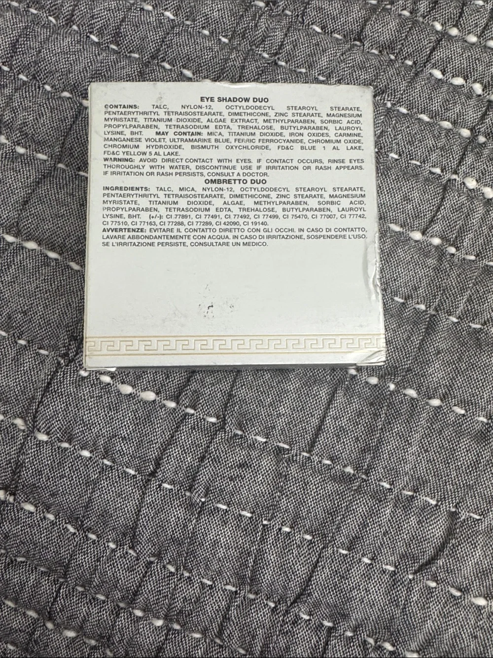 Vintage Versace Eyeshadow Duo (Ombres)